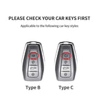 Suede Car Key Cover Compatible with Geely Coolray, X6, X7, EX7, Geometry C, Emgrand, Global, Kulrey, Hawk, GX7, Okavango, NL3, SUV, GT, GC9