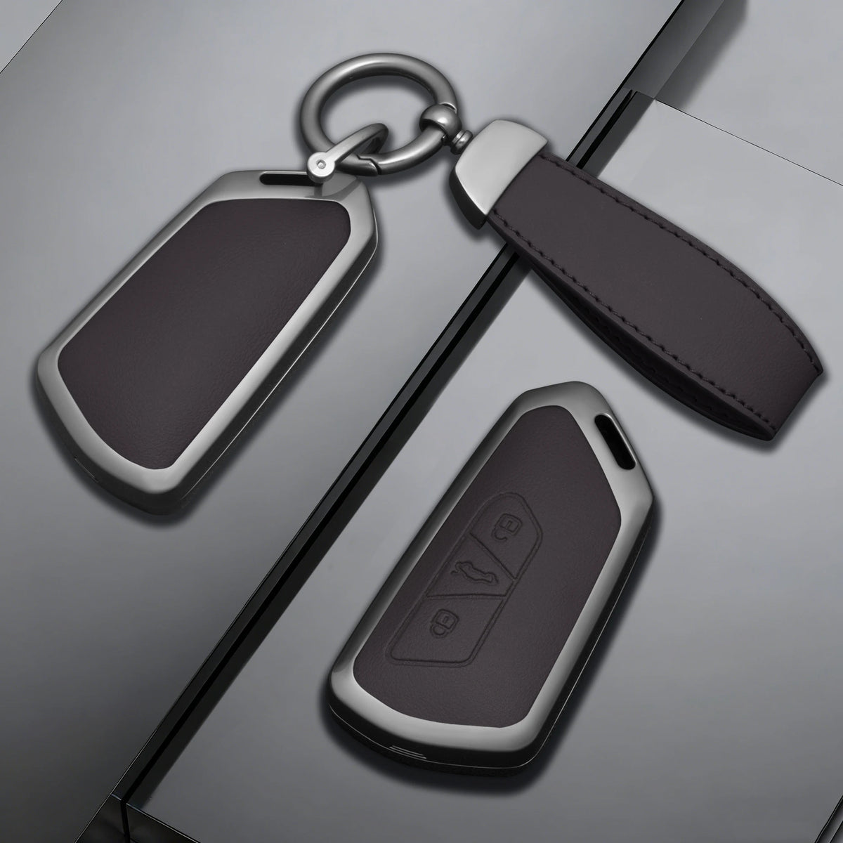Zinc Alloy Car Key Fob Cover for Volkswagen Golf 8 MK8, ID.3 & ID.4; Cupra; Skoda Octavia A8; SEAT Leon MK4 – 2020–2026