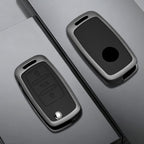 Zinc Alloy Car Key Fob Cover for Volkswagen Polo, Tiguan, Beetle, Caddy & T5; Skoda Octavia; SEAT Leon & Altea