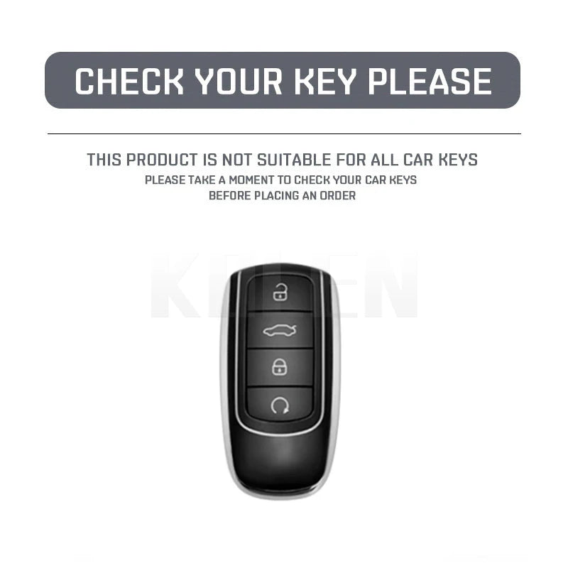 Car Key Cover Compatible with Chery OMODA 5 C5 Tiggo 7 8 Pro Max Tiggo 7 8 Plus Arrizo 5 Plus – Carbon Fiber Style