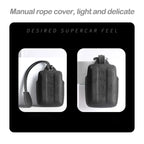Suede Keyless Car Key Case Compatible with Great Wall GWM WEY TANK 300 (Tank300), 500 (Tank500)