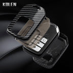 Car Key Cover Compatible with Honda City Turbo Crider XRV 10th Civic Accord – Carbon Fiber Style
