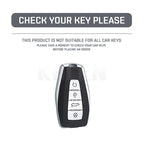 Car Key Cover Compatible with Geely Coolray Atlas Boyue NL3 Emgrand X6 X7 EX7 GT GC9 Borui – Carbon Fiber Style
