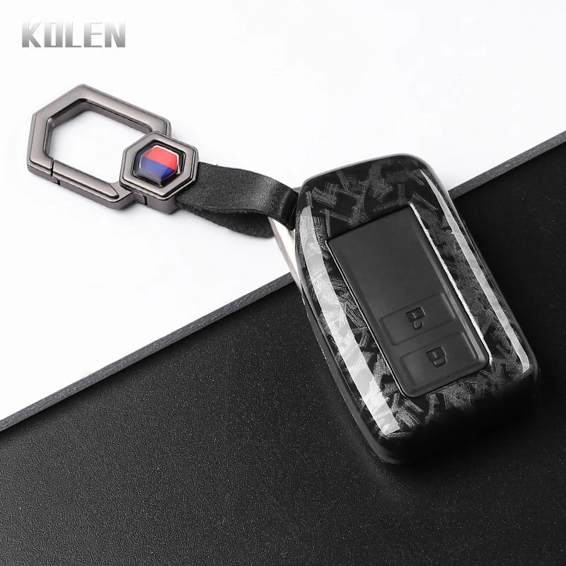 Car Key Cover Compatible with Lexus NX IS RX ES GX LX LS UX GS 200 260 300 350 RX350 ES300 NX200 NX300 – Carbon Fiber Style
