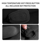 Suede Car Key Cover Compatible with Chevrolet Cruze, Spark, Sonic, Camaro, Volt, Bolt, Trax, Malibu, Onix, Equinox, Orlando, Blazer, Traverse