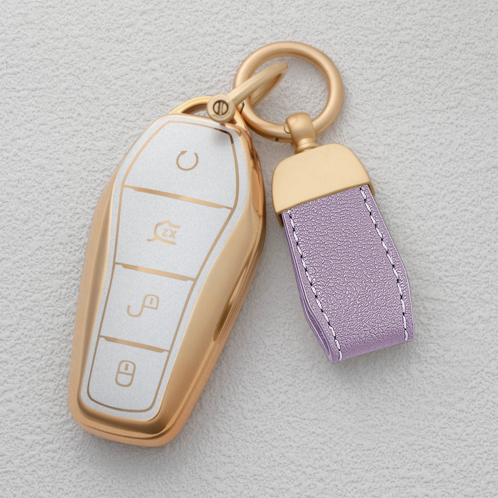 TPU Car Key Fob Cover for BYD Song Plus, Han EV, Max, Tang DM, Qin Plus, Yuan, Dolphin & Atto 3