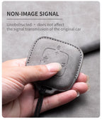 Leather Smart Remote Key Cover Compatible with ZEEKR 7X, 001, 007, 009, 2024, 2025
