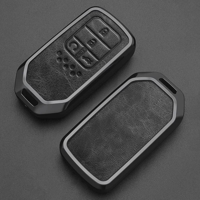 Zinc Alloy Car Key Fob Cover for Honda Civic, Accord, CR-V, Pilot, Fit, Odyssey, Jazz, CR-Z, HR-V, Vezel & City – 2018–2020