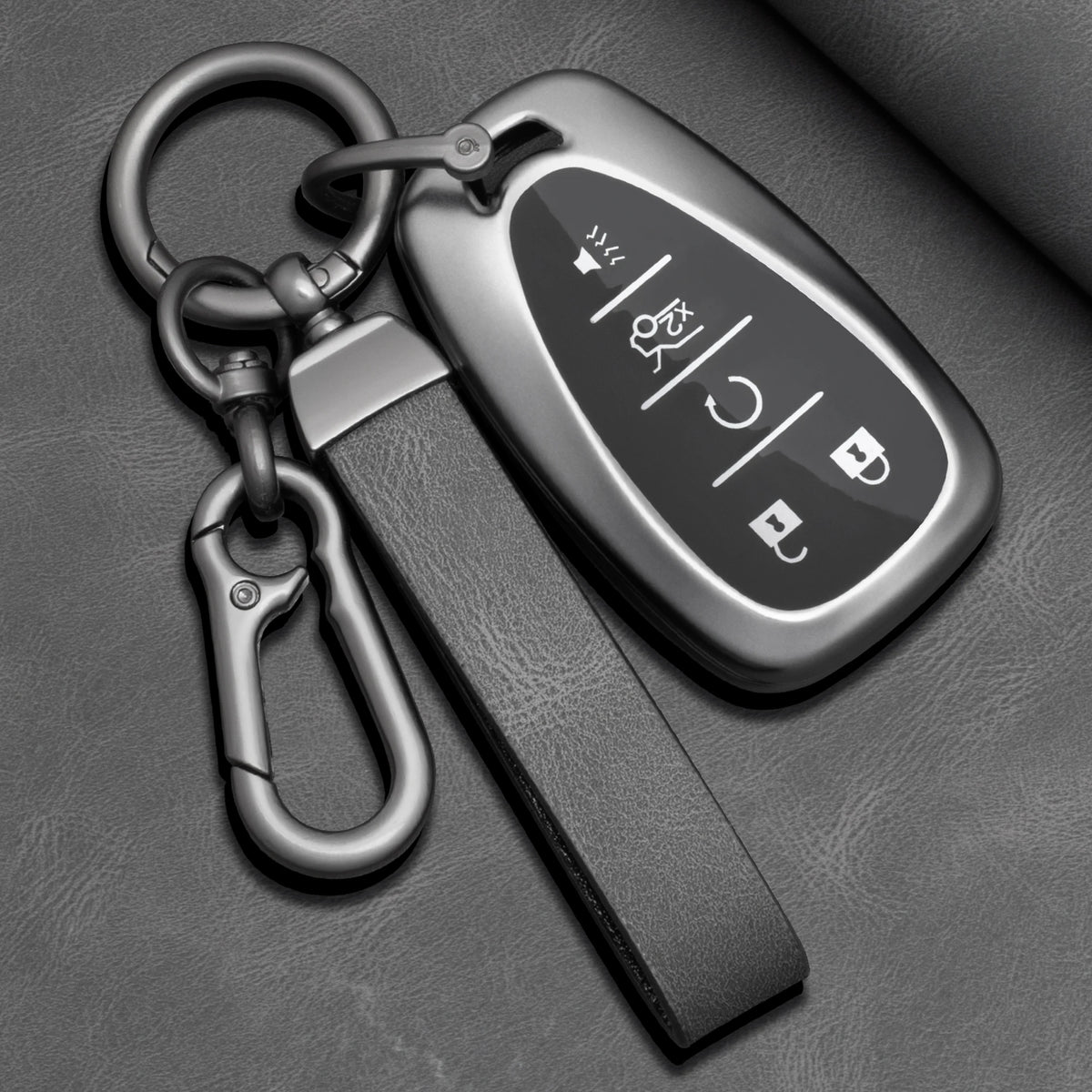 TPU Car Key Fob Cover for Chevrolet Onix, Bolt EV, Equinox, Cruze, Malibu, Camaro & Volt – 2023 – 5 Buttons