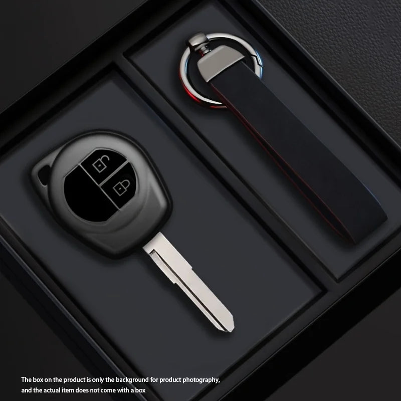 Black Warrior-Style TPU Car Key Fob Cover for Suzuki Swift, Ignis, Vitara, Liana, Ciaz & Baleno