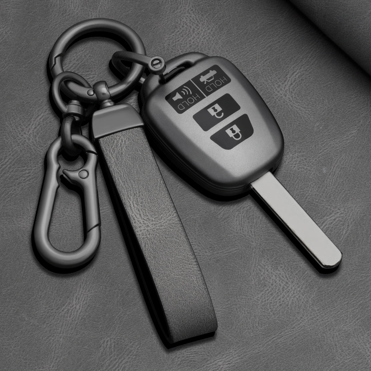 TPU Car Key Fob Cover for Toyota Aqua, Ractis, Vitz, RAV4, HiAce & Land Cruiser – 2010–2019
