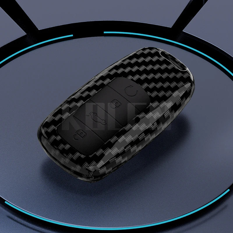 Car Key Cover Compatible with Chery Tiggo 8 Pro Tiggo 8 Plus New 5 Plus 7 Pro Arrizo – Carbon Fiber Style
