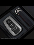Black Warrior-Style TPU Car Key Fob Cover for Toyota Camry, RAV4, Highlander, Avalon, C-HR, Prius, Corolla & GT86