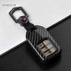 Car Key Cover Compatible with Honda City Turbo Crider XRV 10th Civic Accord – Carbon Fiber Style