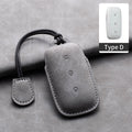 Leather Car Key Fob Cover Compatible with Geely Galaxy L7, 24, L6 MAX, 1.5T, Plus, AIR, PRO, Galaxy L7max, E8, E5