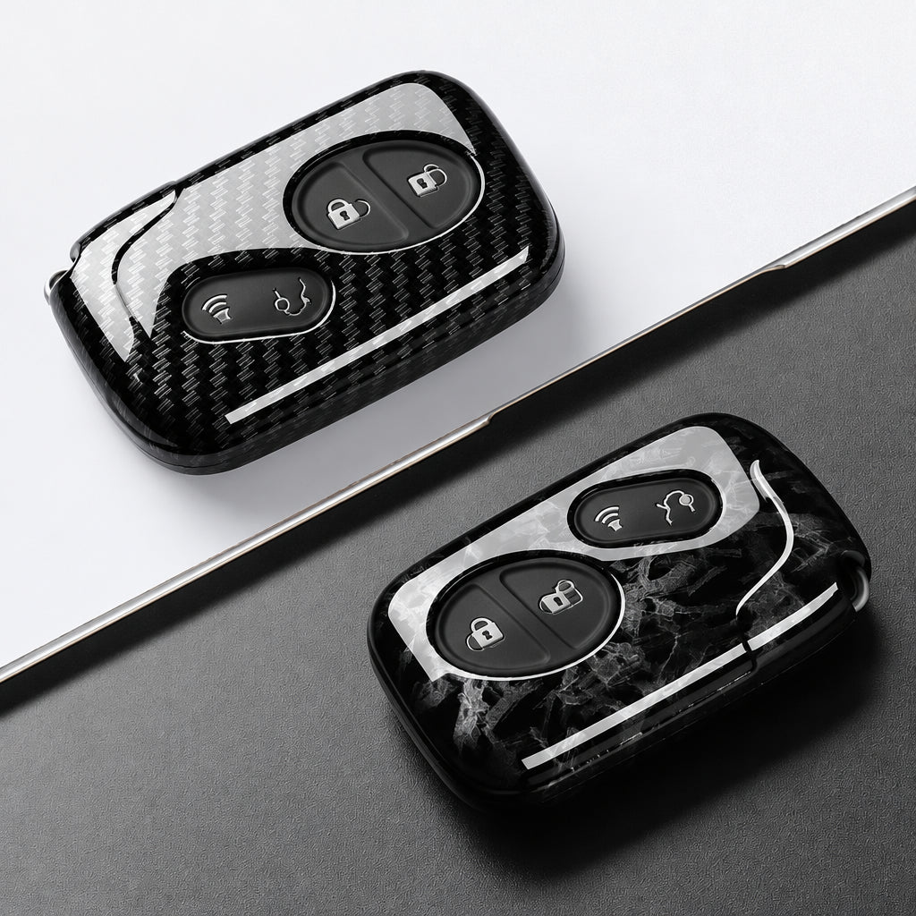 Car Key Cover Compatible with Lexus GS430 ES350 GS350 LX570 IS350 RX350 IS250 – Carbon Fiber Style