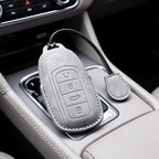 Leather Car Key Fob Cover Compatible with Chery Tiggo 7 Pro, Tiggo 8 Pro, Exeed, Tiggo 2, 3x, Arrizo 5Pro, Gx, 5x, EQ7, Tiggo