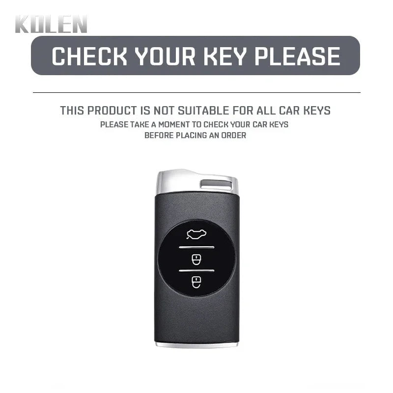 Car Key Cover Compatible with Chery Tiggo 7 Pro 8 Pro EXEED Tiggo 2 3X Arrizo 5 Pro GX 5X EQ7 – Carbon Fiber Style