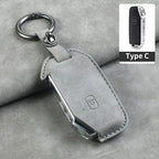 Leather Car Key Cover Compatible with Kia Telluride, Telluride SX 2021, Sportage R 2022, K5 GT Line 2021, Seltos 2020 – 5 Buttons