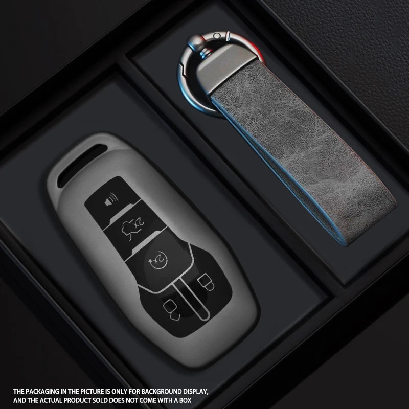 Black Warrior-Style TPU Car Key Fob Cover for Ford Figo (2017), Mondeo 5, EcoSport, Puma (2020), Fiesta MK8, Everest & Ranger