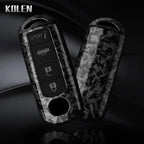 Car Key Cover Compatible with Mazda 2 3 6 Demio Atenza Axela CX-5 CX5 CX-3 CX7 CX-9 3 4 CX30 2016 2017 2018 2019 – Carbon Fiber Style