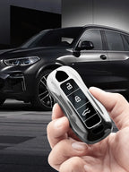 Zinc Alloy Car Key Fob Cover for Porsche Cayenne, 911, Lepin, Macan, Boxster, Panamera & 718 – 958, 996, 997, 944, 924, 971, 9YA