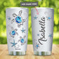 Turtle Blue Jewelry Personalized 20 Oz Tumbler For Coffee Travel And Daily Drinks