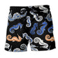 Seahorse Blue Orange Black Beach Shorts Print Detail For Thoughtful Gift Giving