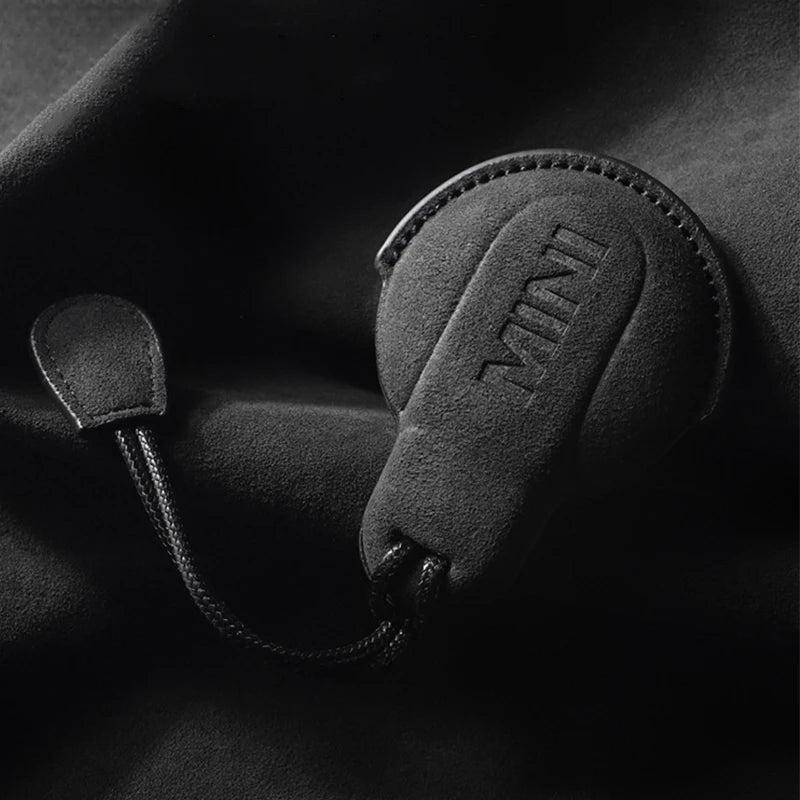 Suede Car Key Fob Cover Compatible with BMW MINI Cooper S, One, JCW, F54, F55, F56, F57, F60, Clubman, Countryman