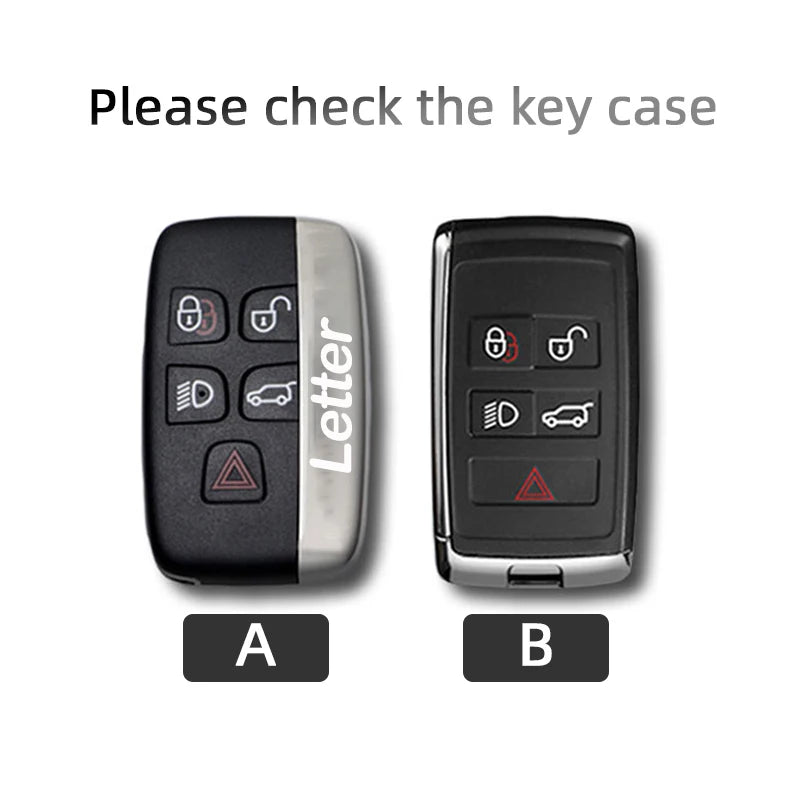 Suede Keyless Car Key Cover Compatible with Land Rover Range Rover Sport, Evoque, Freelander (2025)
