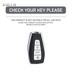 Car Key Cover Compatible with Geely Coolray X6 Geometry C Emgrand Global Kulrey Hawk GX7 Okavango – Carbon Fiber Style