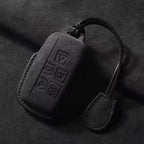 Suede Keyless Car Key Cover Compatible with Land Rover Range Rover Sport, Evoque, Freelander (2025)