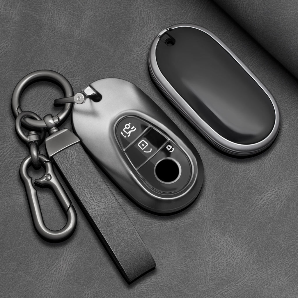 TPU Car Key Fob Cover for Mercedes-Benz C300, E350, S550, C, E & S-Class, CLE, GLC, EQS & EQE – 300, 350, 450