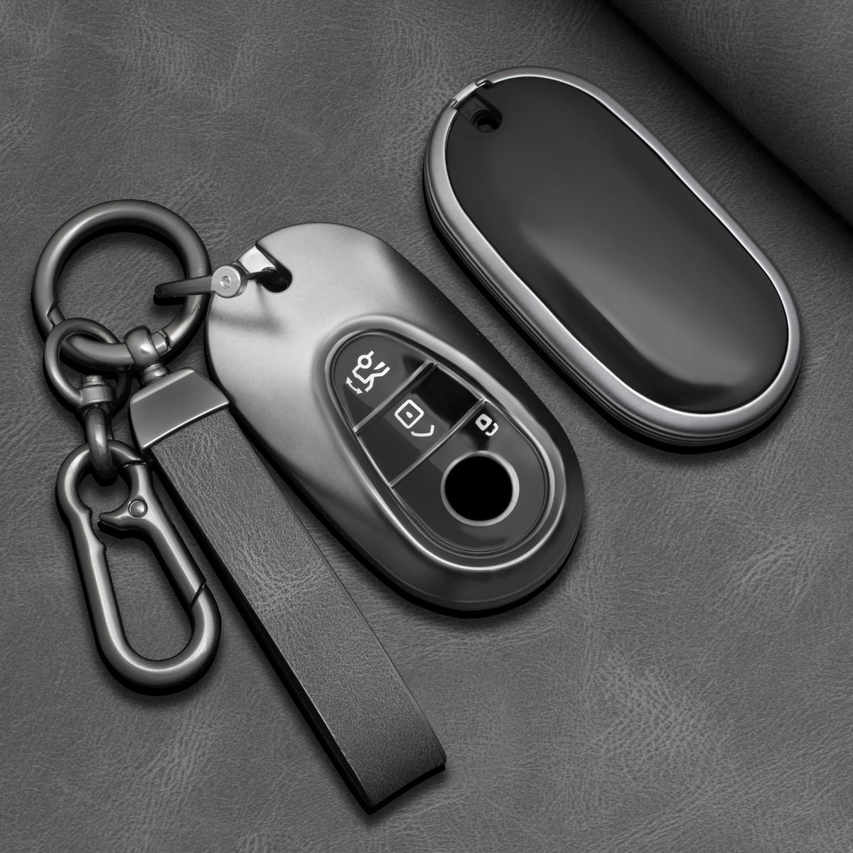 TPU Car Key Fob Cover for Mercedes-Benz C300, E350, S550, C, E & S-Class, CLE, GLC, EQS & EQE – 300, 350, 450