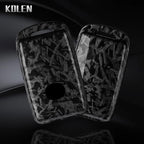 Car Key Cover Compatible with Mazda 3 Axela CX30 CX-4 CX5 CX-5 CX8 CX-8 CX-30 CX9 CX-9 – Carbon Fiber Style