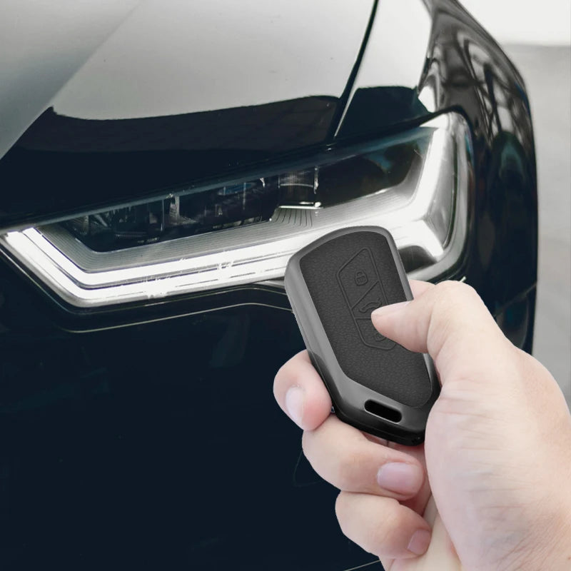 Alloy Car Key Fob Cover for Volkswagen Golf 8 MK8, ID.3, ID.4, Cupra, Skoda Octavia A8 & SEAT Leon MK4