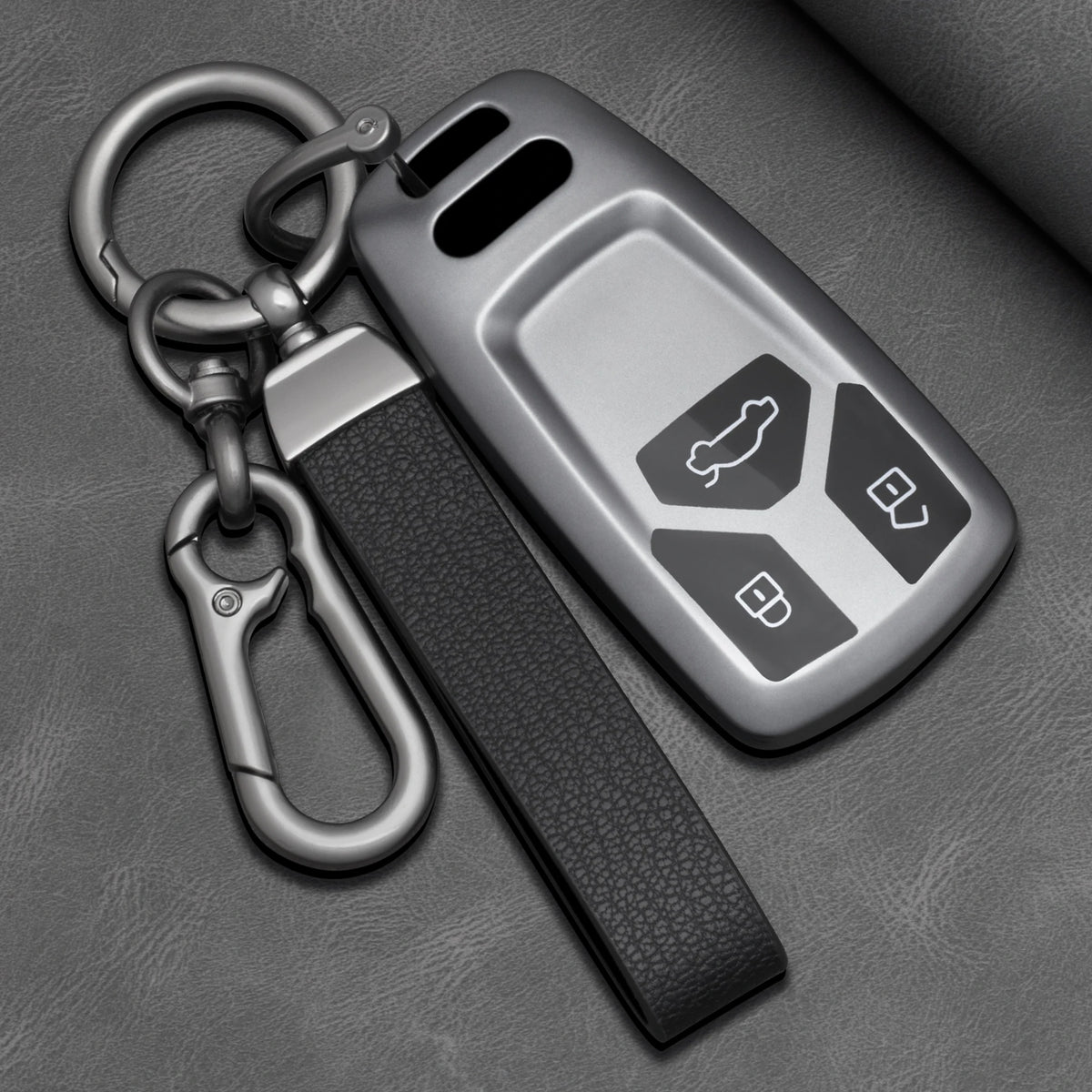 TPU Car Key Fob Cover for Audi A4 B9, A5, A6, Q5, Q7, S4, S5, S7, TT, TTS, TFSI & RS – 8S, 8W, 4M