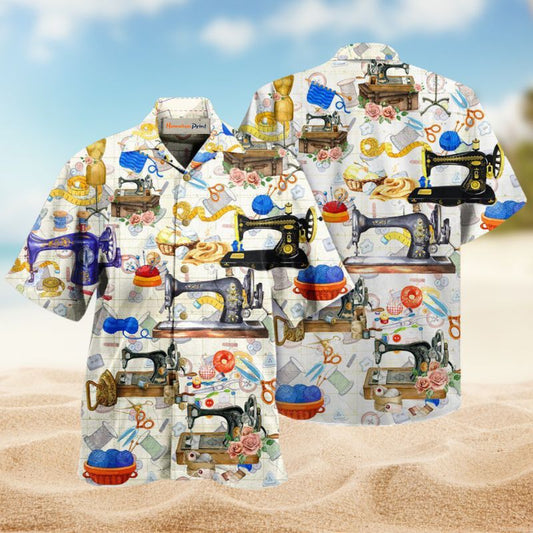 Sewing Fills Hawaiian Shirt For Creative Weekends, Resort Travel, And Comfortable Summer Style