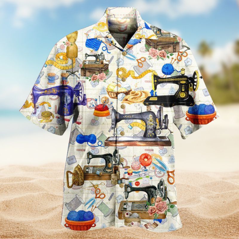 Sewing Fills Hawaiian Shirt For Creative Weekends, Resort Travel, And Comfortable Summer Style