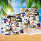 Sewing Fills My Days Floral Hawaiian Print Beach Shorts For Poolside Relaxation And Style