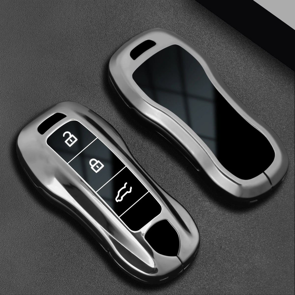 Zinc Alloy Car Key Fob Cover for Porsche Cayenne, 911, Lepin, Macan, Boxster, Panamera & 718 – 958, 996, 997, 944, 924, 971, 9YA