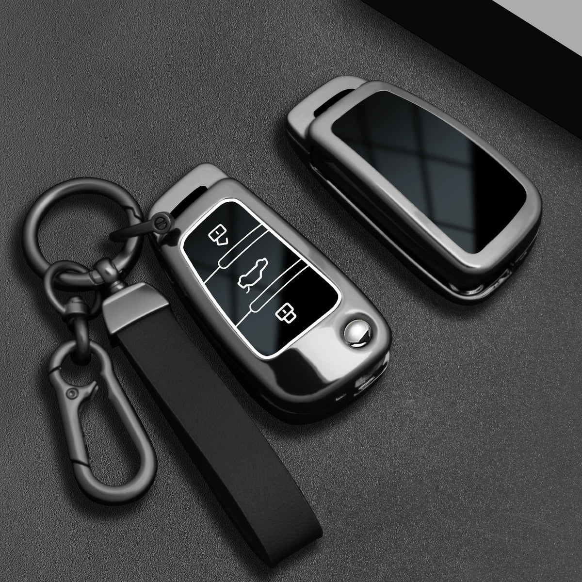 Zinc Alloy Car Key Fob Cover for Audi A5L (2025), A5, A6L, A6 e-tron & Q6L (2026)