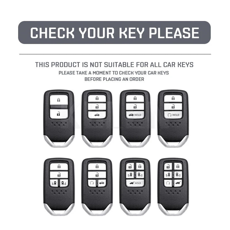 Car Key Cover Compatible with Honda City Turbo Crider XRV 10th Civic Accord – Carbon Fiber Style