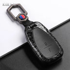 Car Key Cover Compatible with Chevrolet Malibu Blazer Traverse Onix Equinox Volt Bolt Trax Orlando Cruze Spark Camaro – Carbon Fiber Style