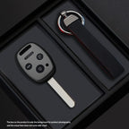 Black Warrior-Style TPU Car Key Fob Cover for Honda Fit, Civic, Jazz, Pilot, Accord, CR-V, Freed, StepWGN & Insight
