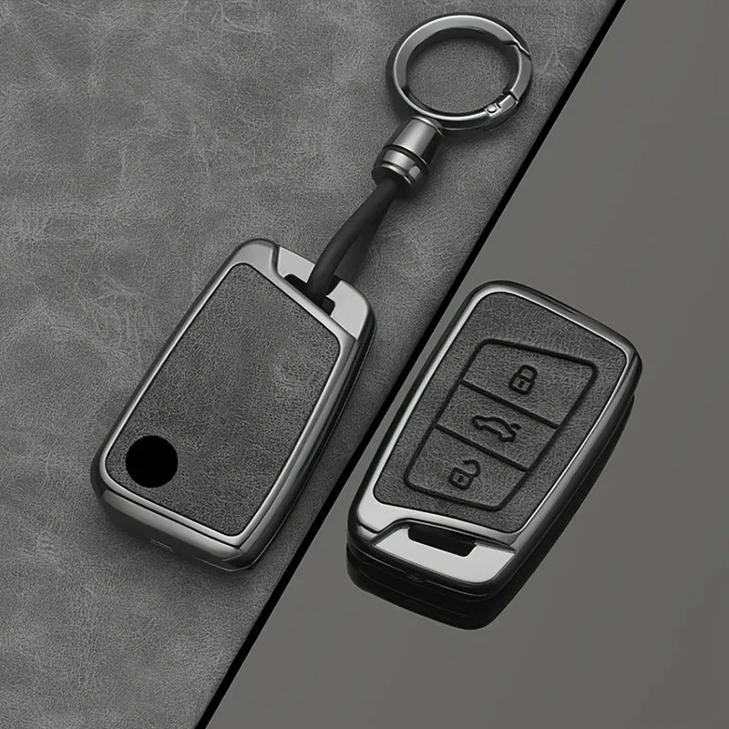 Zinc Alloy Car Key Fob Cover for Volkswagen Passat & Jetta; Skoda Superb A7 & Kodiaq – 2019