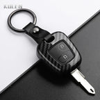Car Key Cover Compatible with Citroen C1 C2 C3 C4; Peugeot 107 206 207 307; Toyota Aygo – Carbon Fiber Style
