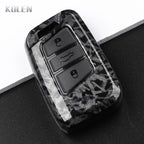 Car Key Cover Compatible with Volkswagen (VW) Passat B8 Magotan; Skoda Superb A7 Kodiaq; SEAT – Carbon Fiber Style