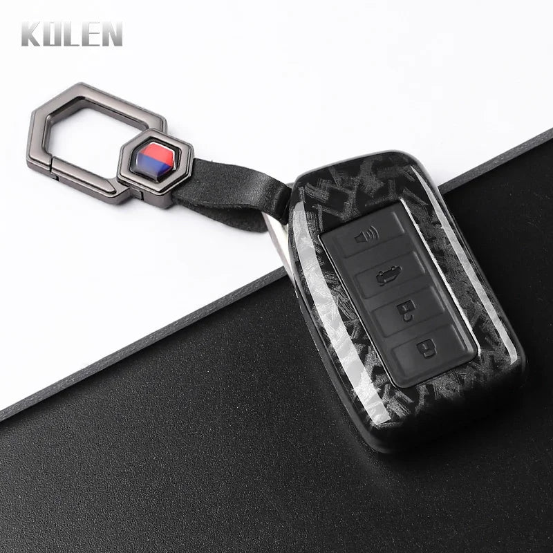 Car Key Cover Compatible with Lexus NX IS RX ES GX LX LS UX GS 200 260 300 350 RX350 ES300 NX200 NX300 – Carbon Fiber Style
