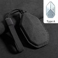 Suede Remote Key Fob Cover Compatible with Fang Cheng Bao (Equations) Leopard 5, Leopard 8, Leopard 3